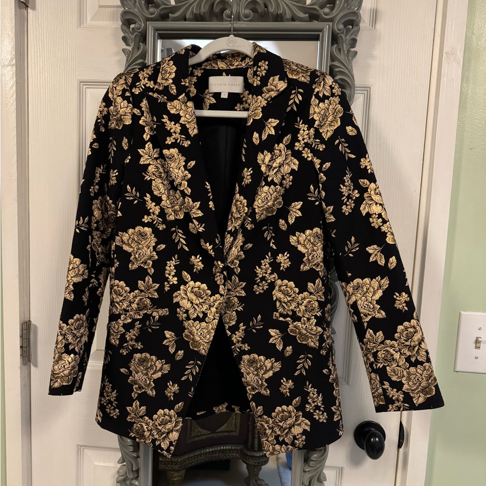 Michelle Mason blazer and Skirt set